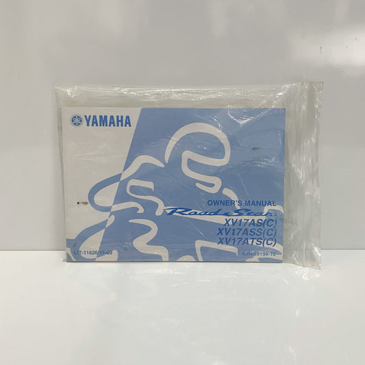 Yamaha XV17AS/ASS/ATS Owners Manual LIT-11626-17-09 NOS