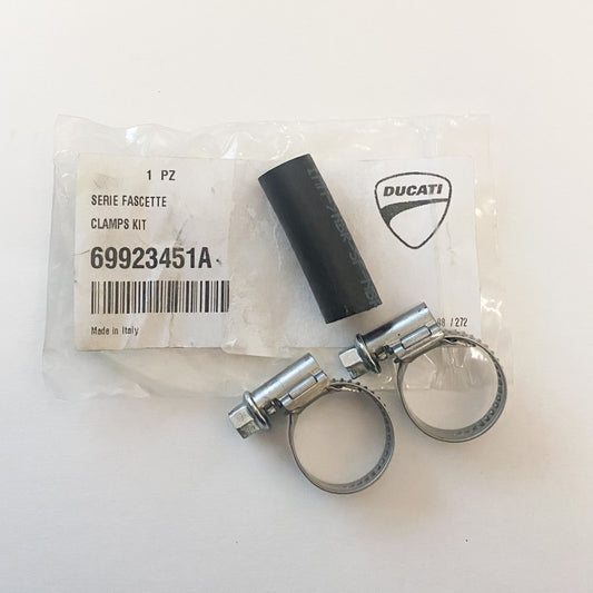 DUCATI KIT PIPE PUMP/FILTER BITRON 07. CLAMPS KIT. 69923451A
