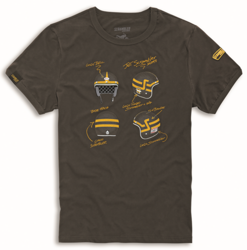 Ducati Men's Scrambler Short Trackers T-Shirt 98769177